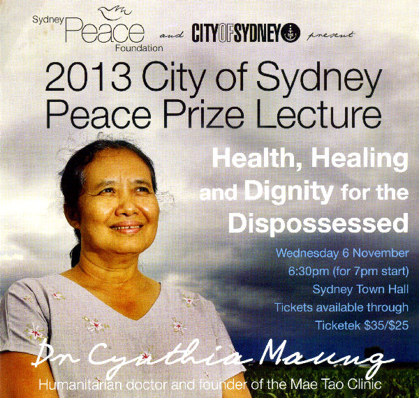 sydney peace prize